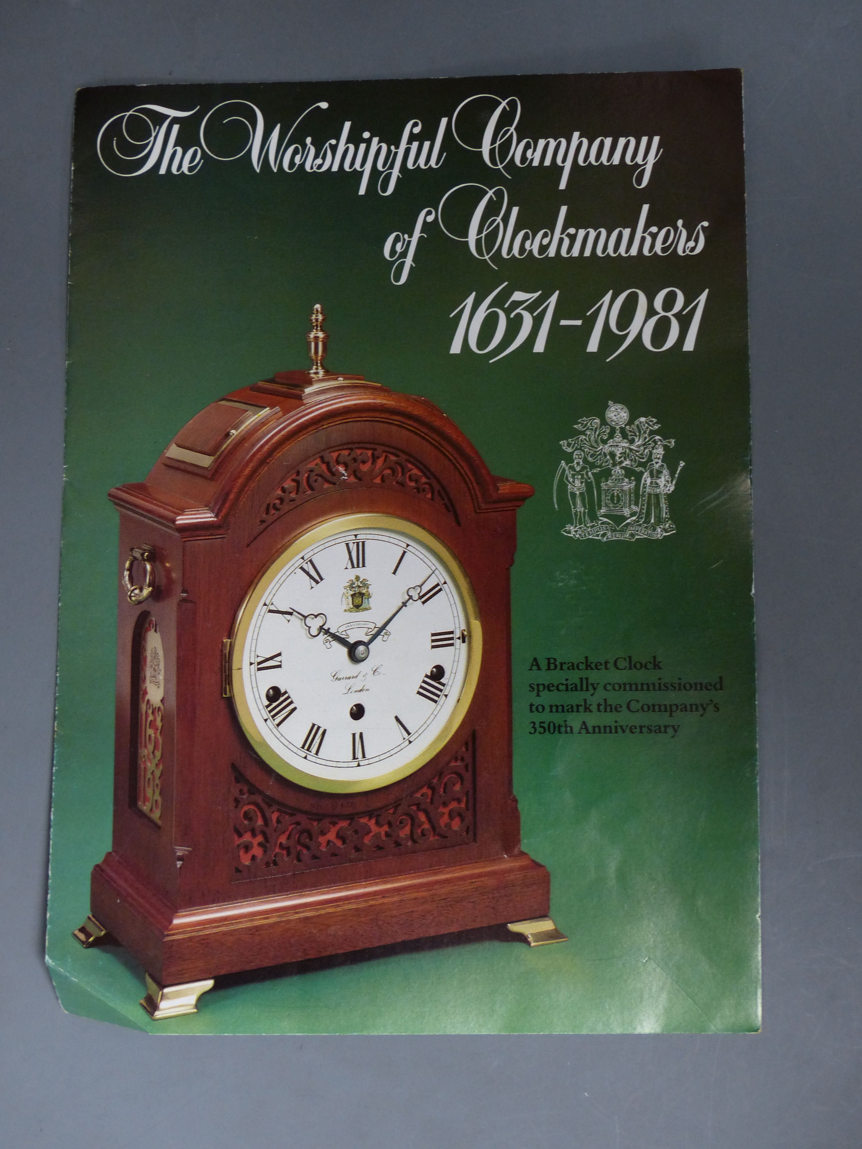 F. W. Elliott for Garrard, an 18th century style brass mahogany bracket clock